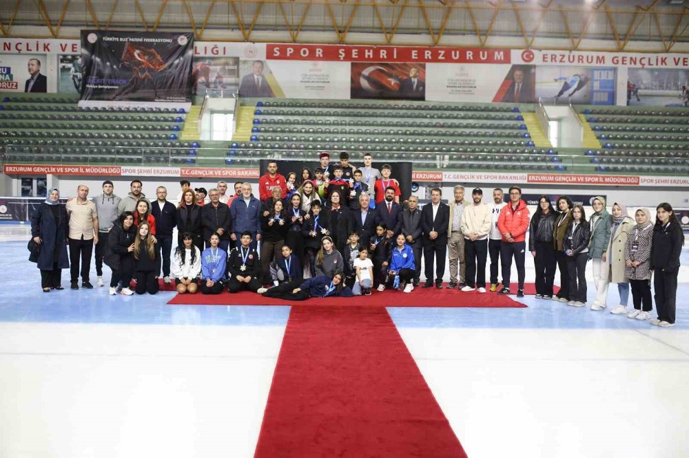 Erzurum’da Short Track Türkiye Şampiyonası Sürüyor.. Şampiyon Sporcular Belli Oldu!