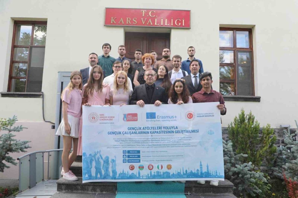 Erasmus+ Katılımcıları Kars'ta Buluştu.. Beş Ülkeden Gençlik Çalışanları Deneyim Paylaşıyor!