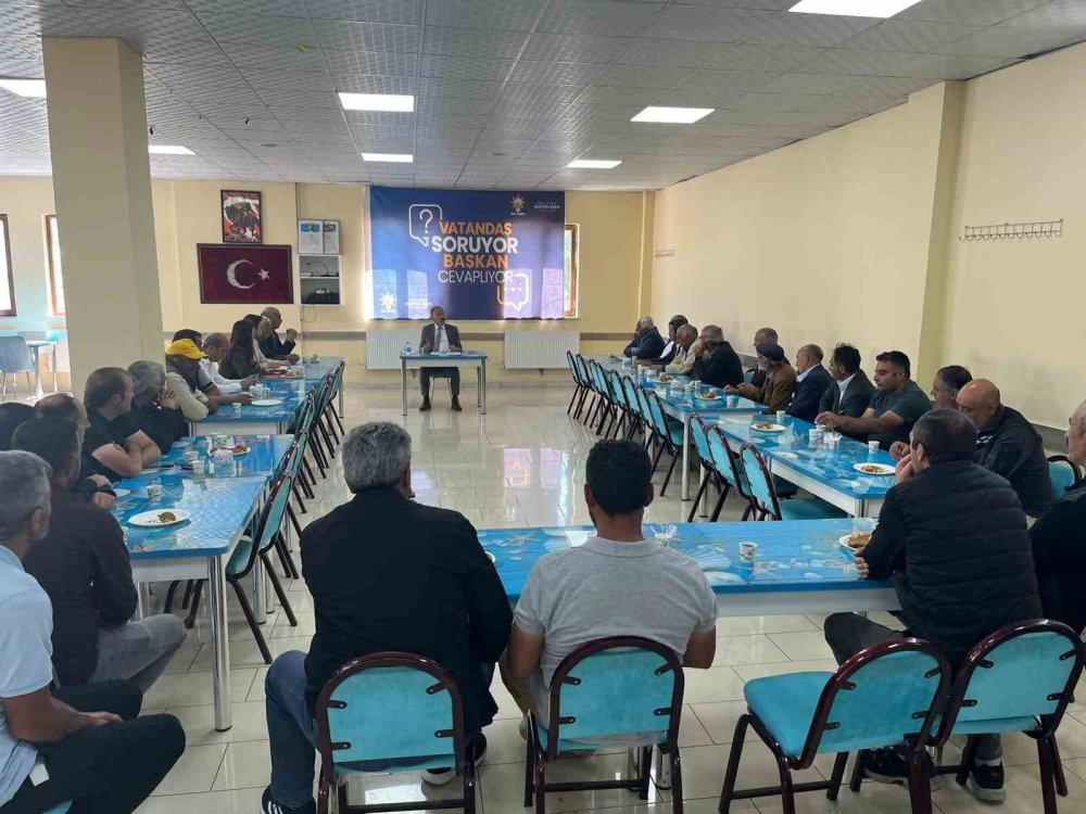Arpaçay Belediyesi’nde Halk Buluşması.. Başkan Zeki Elma Soruları Yanıtladı!