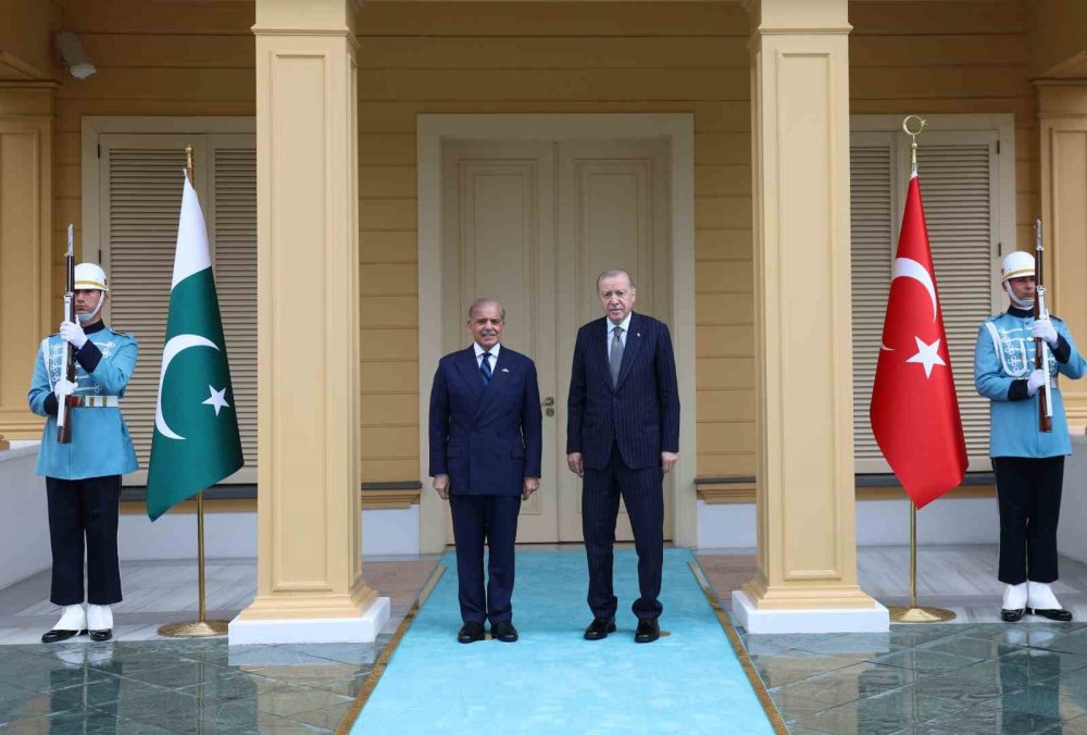 Cumhurbaşkanı Erdoğan, Pakistan Başbakanı Şerif’i Resmi Törenle Karşıladı