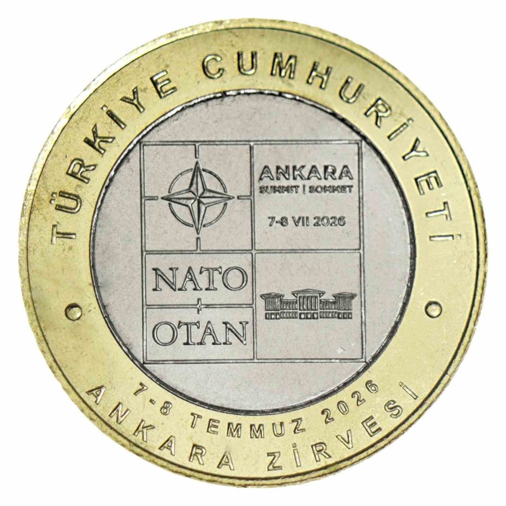 NATO Zirvesi’ne Özel 5 TL Tedavül Madeni Hatıra Para