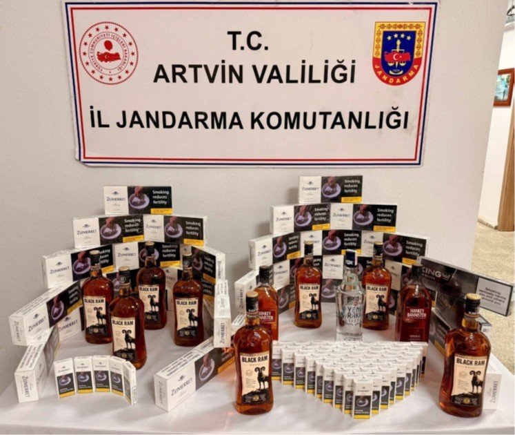 Artvin’de Jandarmadan Kaçakçılık Operasyonu