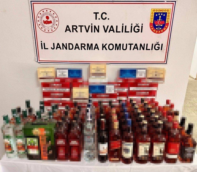 Artvin’de Jandarmadan Kaçakçılık Operasyonu