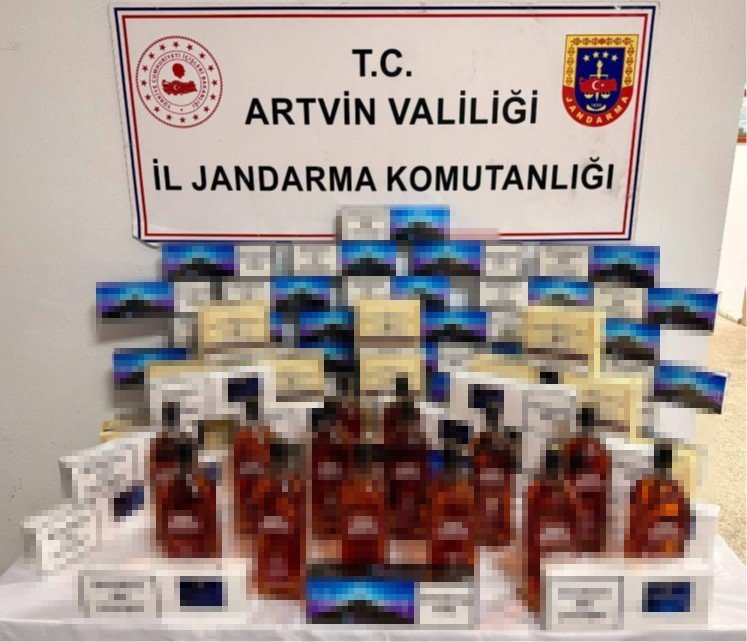 Artvin’de Jandarmadan Kaçakçılık Operasyonu