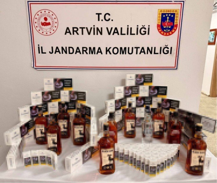 Artvin’de Jandarmadan Kaçakçılık Operasyonu