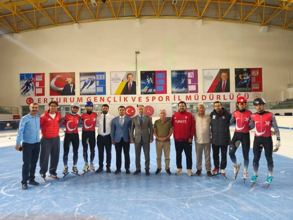 Türkiye, Polonya ve Letonya’nın Olimpik Sporcuları.. Erzurum Kampında Buluştu!