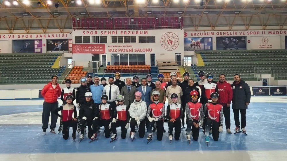 Türkiye, Polonya ve Letonya’nın Olimpik Sporcuları.. Erzurum Kampında Buluştu!