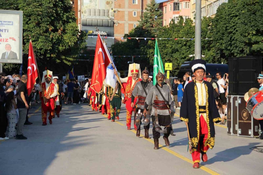 38. Uluslararası Hitit Fuar ve Festivali Kortej Yürüyüşüyle Başladı