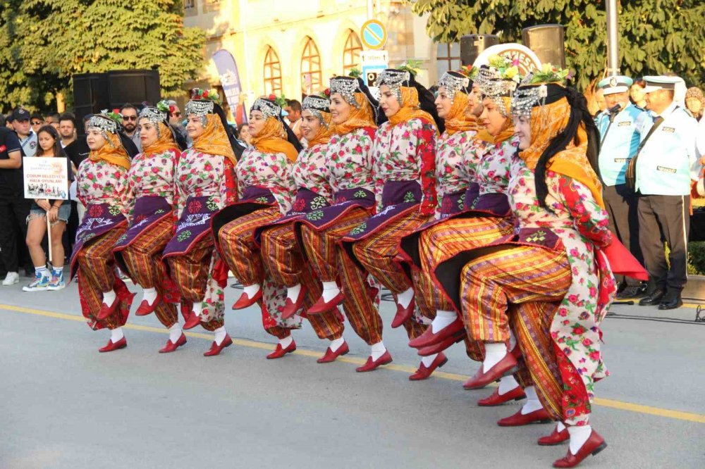38. Uluslararası Hitit Fuar ve Festivali Kortej Yürüyüşüyle Başladı