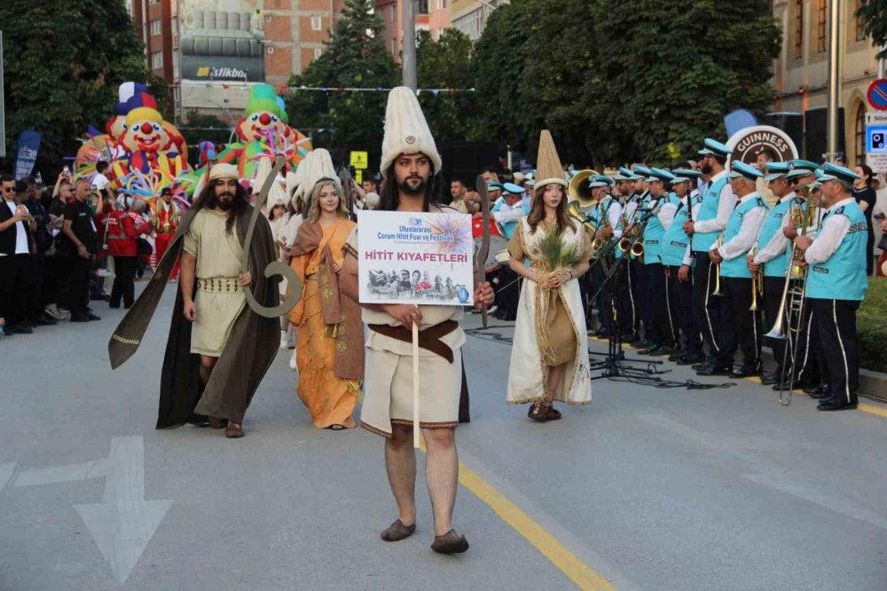 38. Uluslararası Hitit Fuar ve Festivali Kortej Yürüyüşüyle Başladı