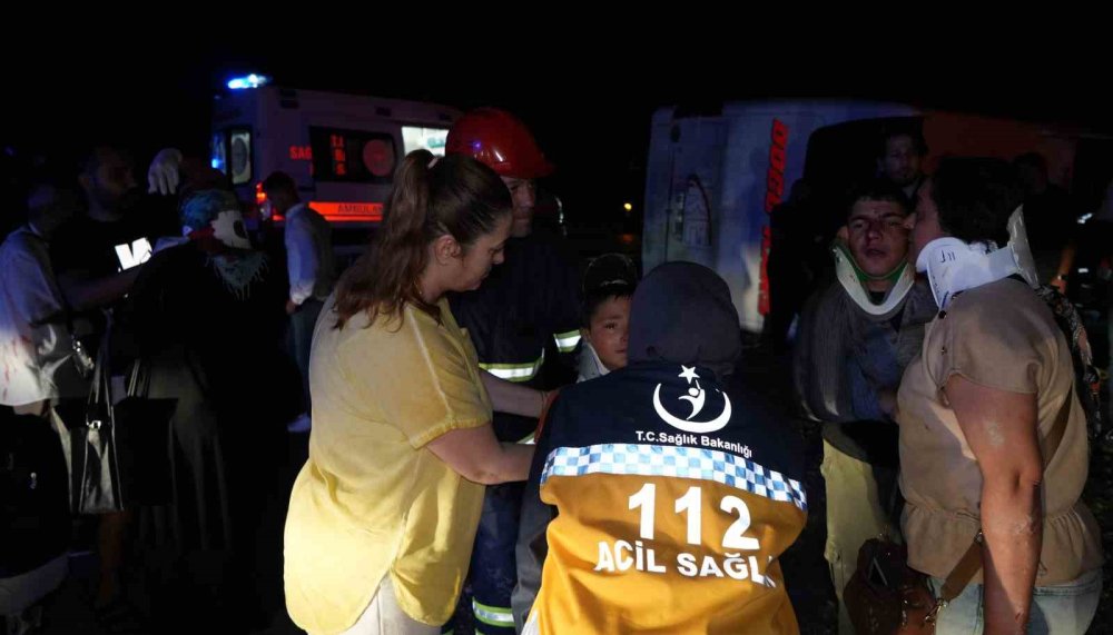 Kırıkkale’de Kaza.. Bursa-Kars Seferini Yapan Otobüs Şarampole Yuvarlandı!