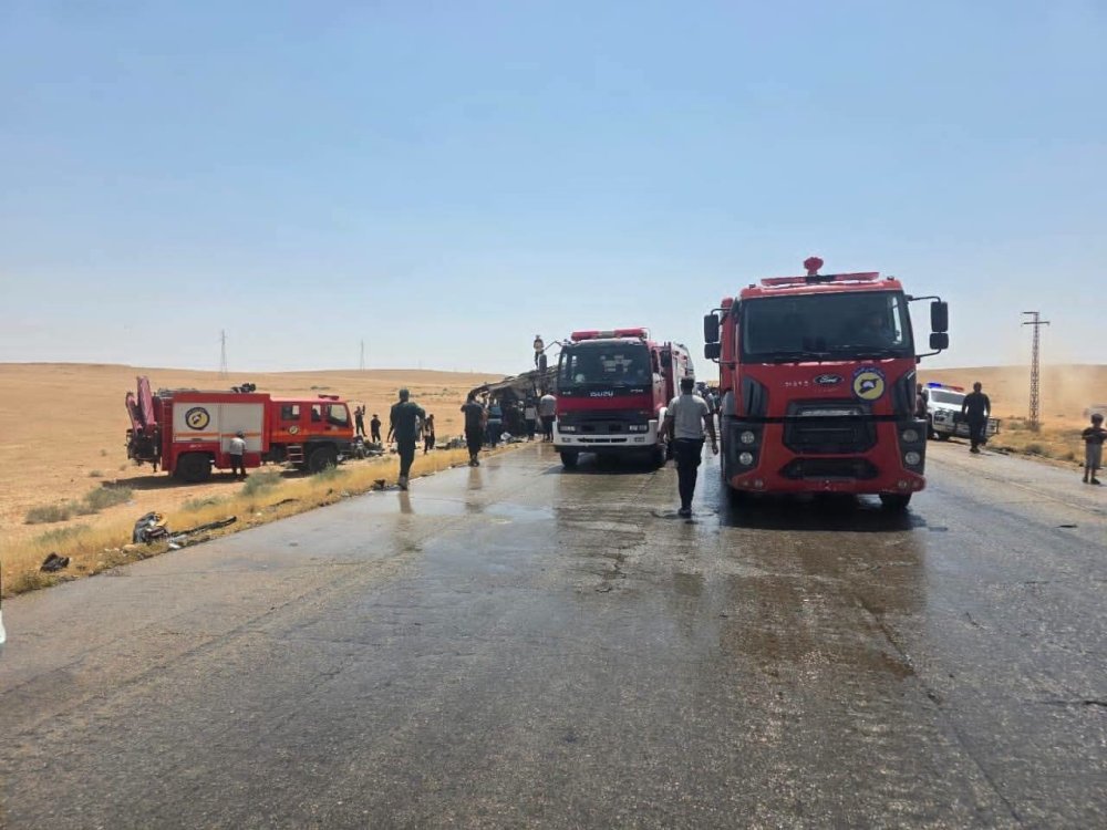 Suriye’de İki Otobüs Kafa Kafaya Çarpıştı: 35 Ölü, 30 Yaralı