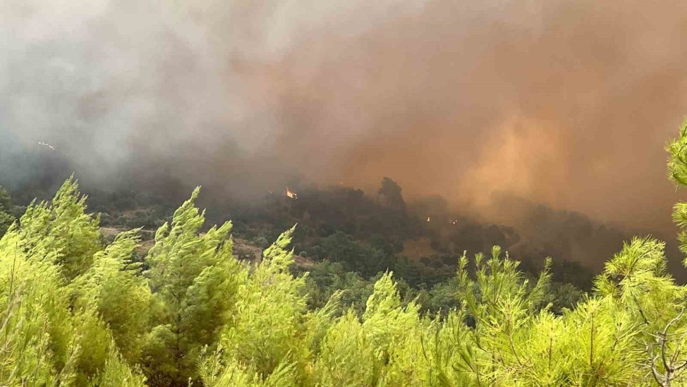 Seydikemer Yangını 8 Saattir Sürüyor