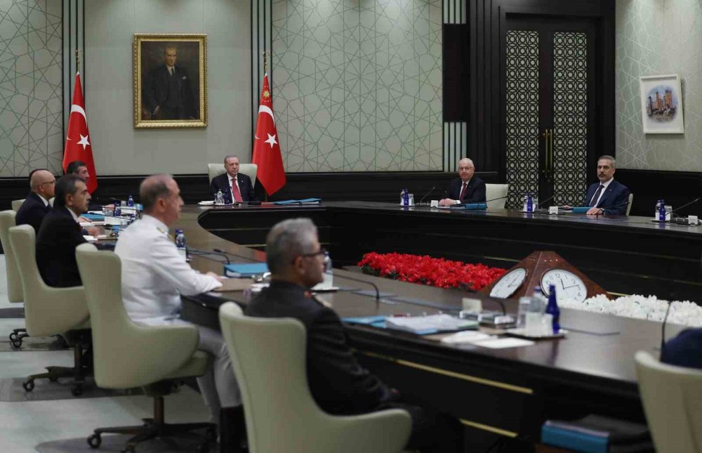 Cumhurbaşkanı Erdoğan Başkanlığında Gerçekleştirilen Yüksek Askeri Şura Toplantısı Sona Erdi.