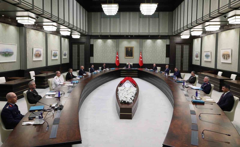 Cumhurbaşkanı Erdoğan Başkanlığında Gerçekleştirilen Yüksek Askeri Şura Toplantısı Sona Erdi.