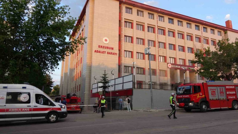 Erzurum Adliyesi Arşivinde Yangın.. Başsavcılık: UYAP Kayıtlarında Herhangi Bir Kayıp Yok!