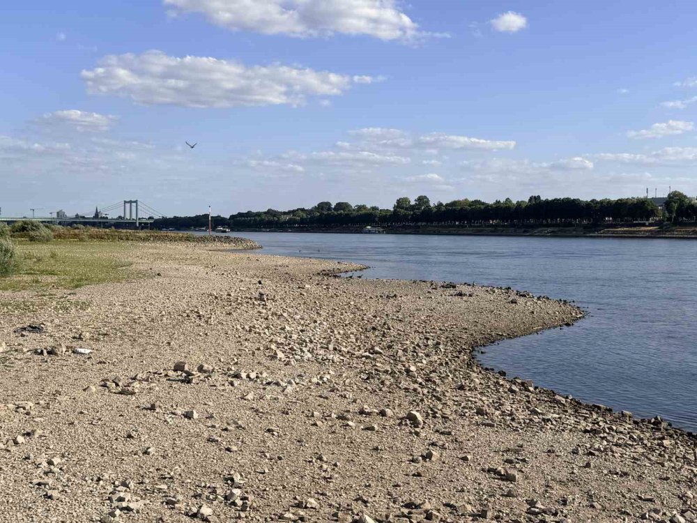 Ren Nehri’nde Kuraklık Alarmı: Su Seviyesinde Tarihi Düşüş Yaşandı