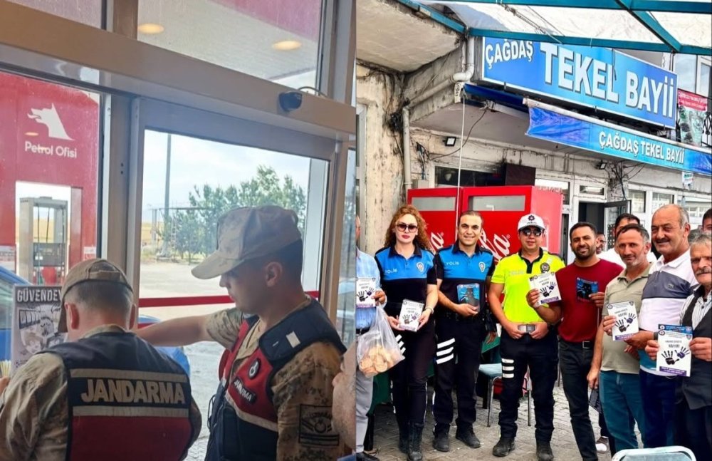 Susuz’da Ortak Bilgilendirme Çalışması.. Dolandırıcılık ve Şiddete Karşı Uyarı!