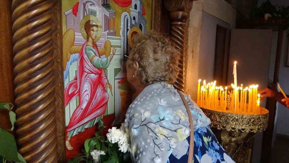 Fener Rum Patriği Bartholomeos, Gökçeada’da Ayin Yönetti