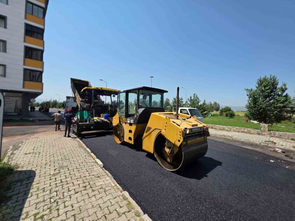 Ardahan’da Yol Çalışmaları Hızlandı.. Asfalt Serimi Güzergahlarda Sürüyor!