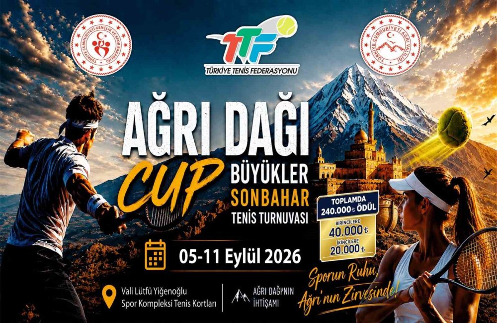 Ağrı’da Tenis Turnuvası İçin Hazırlıklar Tamamlandı.. 180 Sporcu Geliyor!