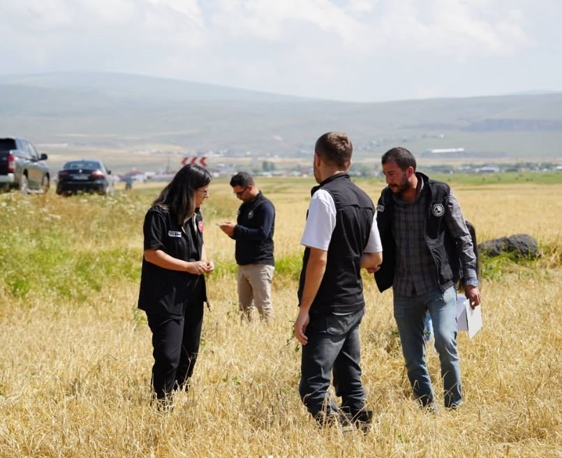 Ardahan Çıldır’da Dolu ve Aşırı Yağış Tarım Alanlarını Vurdu.. Ekipler Sahada!