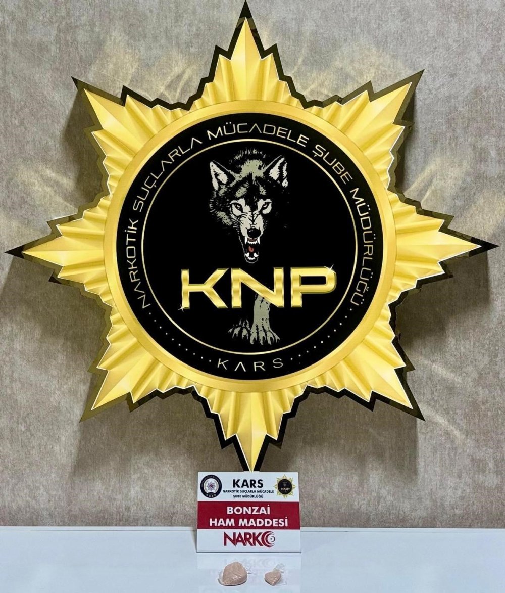 Kars’ta Narkotik Operasyonu.. Bonzai Hammaddesi Ele Geçirildi, 1 Şüpheli Yakalandı!