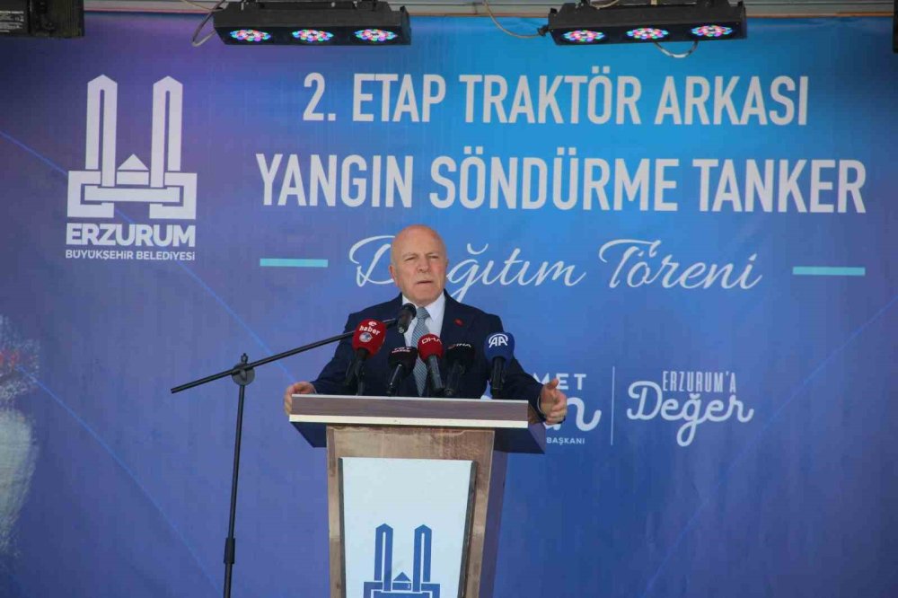 Erzurum’da Köylere 150 Yangın Tankeri.. Yangınlara İlk Müdahale İçin Dağıtıldı!