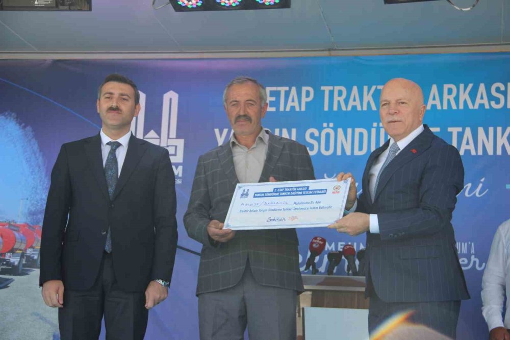 Erzurum’da Köylere 150 Yangın Tankeri.. Yangınlara İlk Müdahale İçin Dağıtıldı!
