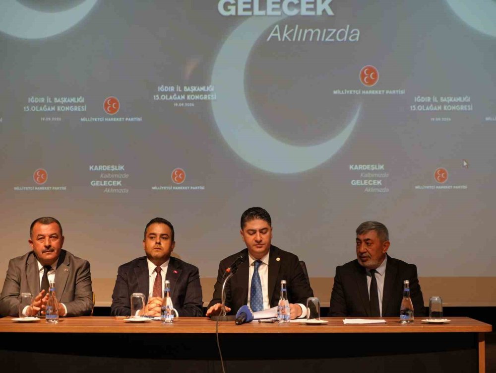 ğdır’da MHP’nin 15. Olağan İl Kongresi Yapıldı.. Hüseyin Ateş Görevini Sürdürdü!