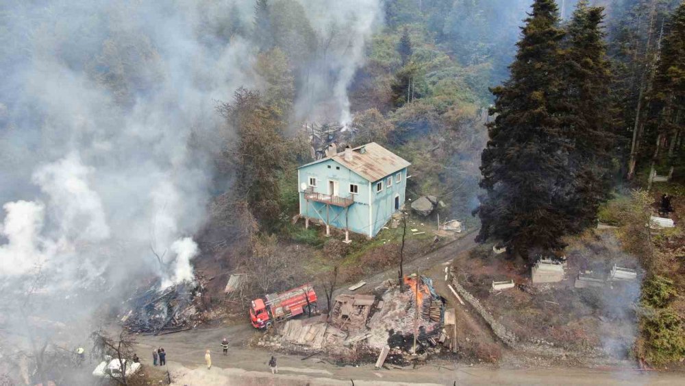 Kastamonu’da Köy Yangınının Bilançosu Ortaya Çıktı.. 11 Ev ve Çok Sayıda Yapı Yandı!