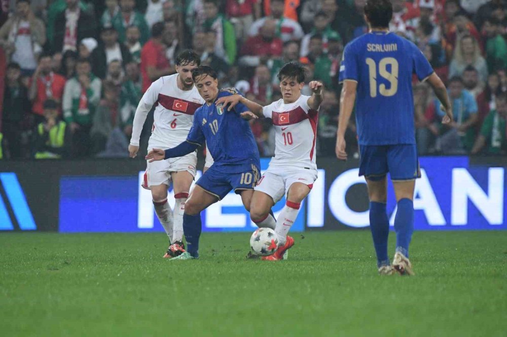 Uefa Uluslar Ligi: Türkiye: 0 - İ̇talya: 3 (i̇lk Yarı)