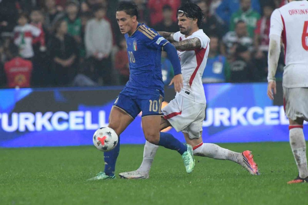 Uefa Uluslar Ligi: Türkiye: 0 - İ̇talya: 3 (i̇lk Yarı)