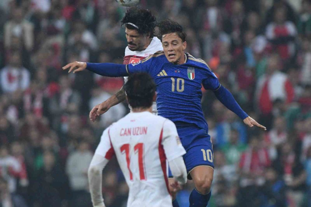 Uefa Uluslar Ligi: Türkiye: 0 - İ̇talya: 3 (i̇lk Yarı)