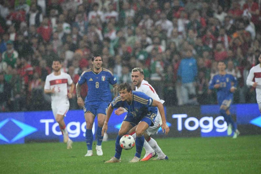 Uefa Uluslar Ligi: Türkiye: 0 - İ̇talya: 3 (i̇lk Yarı)