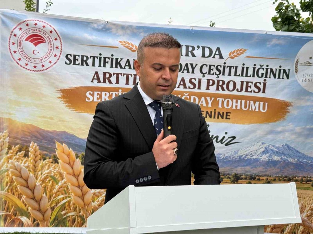 Iğdır'da Sertifikalı Buğday Tohumu Dağıtıldı.. 160 Üreticiye Yüzde 50 Hibe!