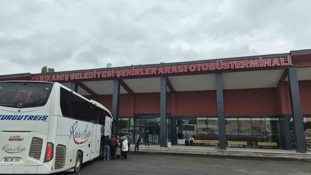 Sarıkamış İlçesinde Yeni Terminal Açıldı.. Şehirlerarası Seferler Başladı!