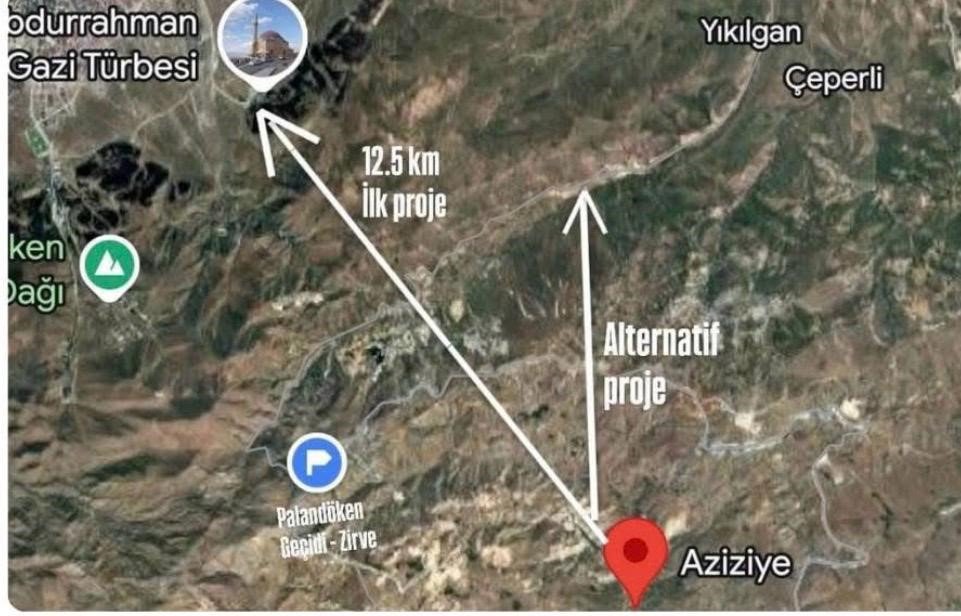 Palandöken Tüneli'nde İlk Teknik Adım Atıldı.. Aziziye-Yıkılgan'da Sondaj Başladı!