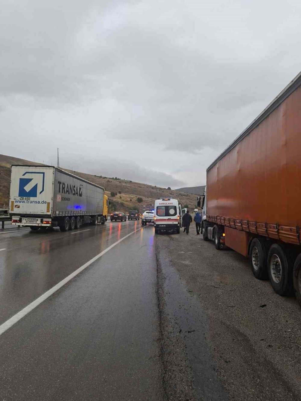 Aşkale’de Zincirleme Trafik Kazası
