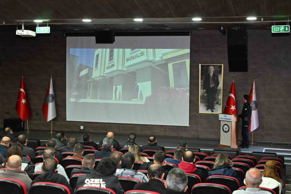 Kars’ta 75 Özel Güvenlik Görevlisine Eğitim.. Görev ve Sorumluluklar Ele Alındı!