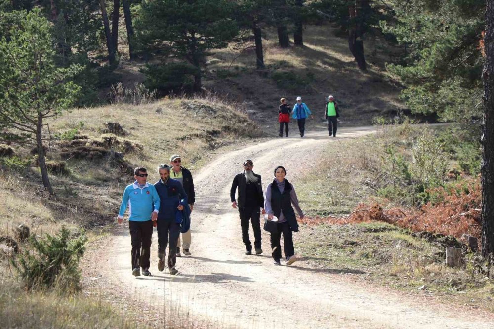 Erzurum’da Doğa Tutkunları Ormanağzı’nda Buluştu.. 15 Kilometre Yürüdüler!