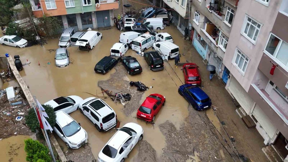 Sarıyer’de Selin Yol Açtığı Hasar Havadan Görüntülendi
