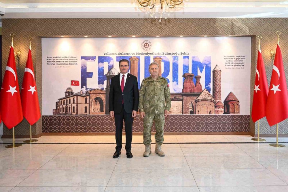 Kara Kuvvetleri Komutanı Kars ve Erzurum’da.. Orgeneral Metin Tokel’den Valilik Ziyaretleri!
