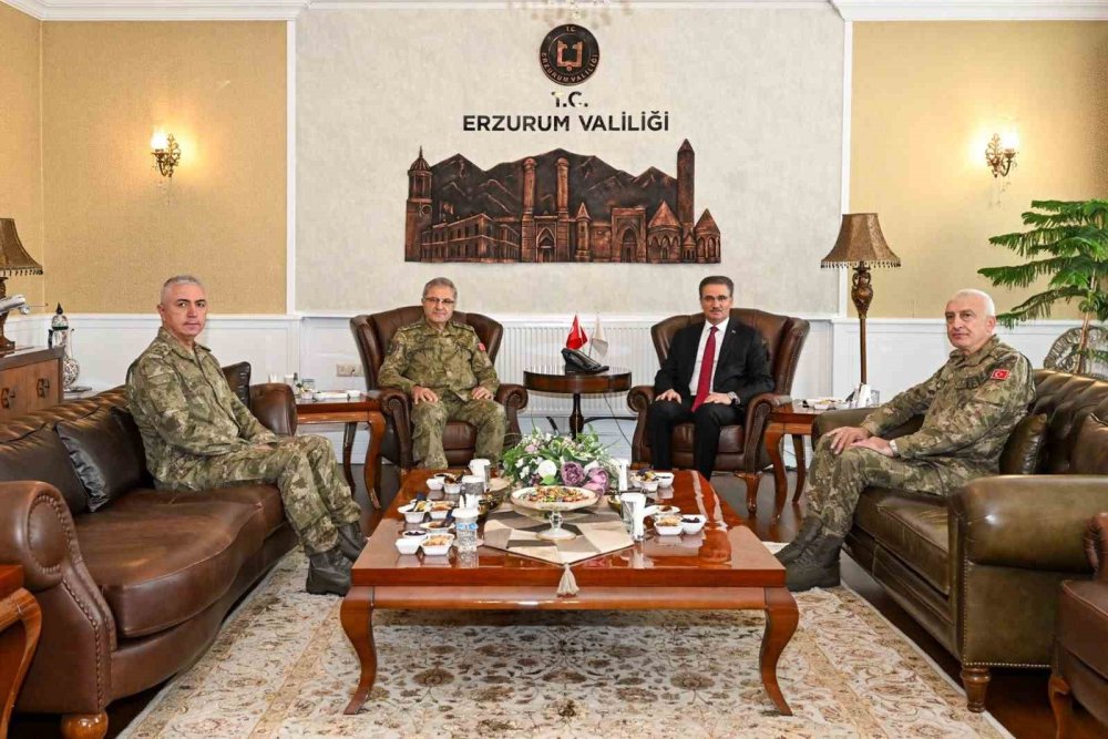 Kara Kuvvetleri Komutanı Kars ve Erzurum’da.. Orgeneral Metin Tokel’den Valilik Ziyaretleri!