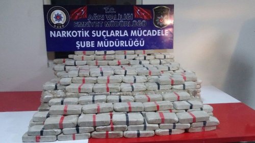 Ağrı’da 241 Kilo Eroin Ele Geçirildi