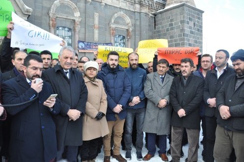 ‘AK Parti İl Teşkilatı’ndan Kudüs Protestosu