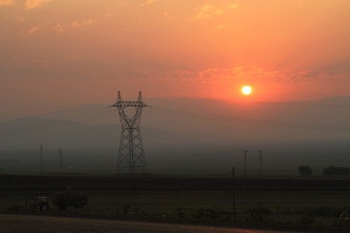 Ardahan’da Muhteşem Gün Batımı