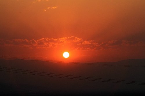 Ardahan’da Muhteşem Gün Batımı