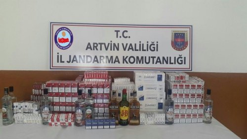 Artvin’de Eş Zamanlı Kaçakçılık Operasyonu