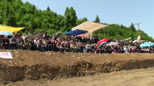 Artvin’de Kıran Kırana Boğa Güreşi